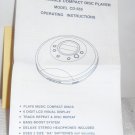 Durabrand Programmable CD -565 Manual & Operating Instructions