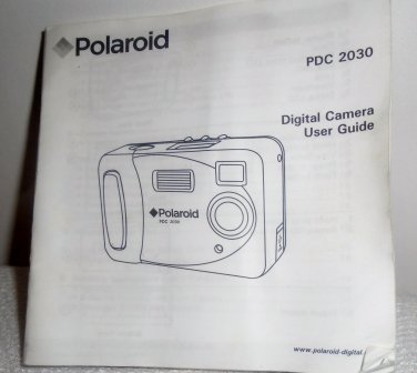 Polaroid PDC2030 Digital Camera User Manual