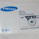 Samsung Fino Camera Manual
