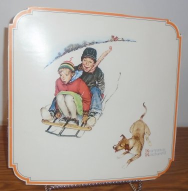 5 Norman Rockwell Hand Cut 'Place Matt's'  10 x 10 1/2"'