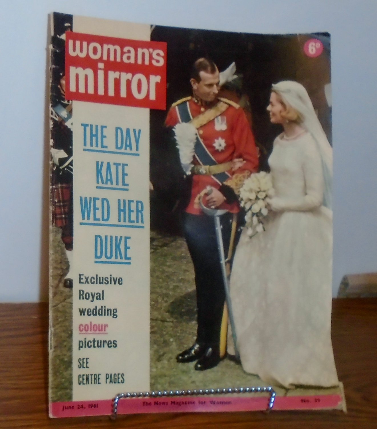 1961 Woman's Mirror, 24th June, Day Kate wed her Duke, Duke & Duchess of Kent