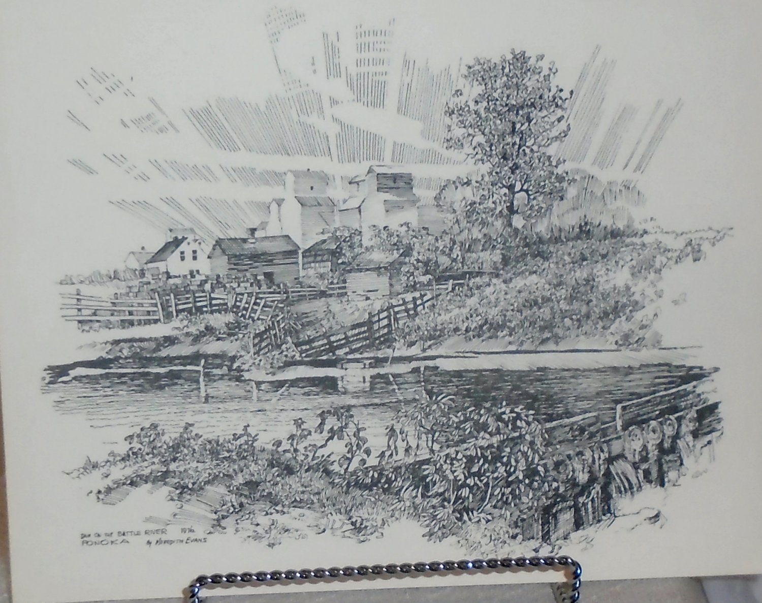 PRESERVING ALBERTA'S HISTORY (PONOKA DAM) 1976 Meredith Evans