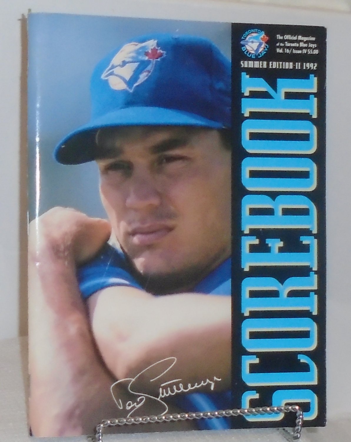 Scorebook Magazine Toronto Blue Jays Summer Edition -II-1992 Cover Vol. 16 Issue IV