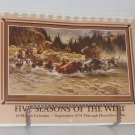 Five Seasons of the West - 16 Month Calendar Sept 1979-December 1980 Leanin' Tree