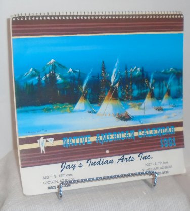 Native American Calendar 1991 - Jay's Indian Arts Inc.