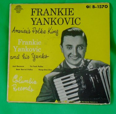 FRANKIE YANKOVIC & Yanks / America's Polka COLUMBIA B-1651