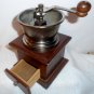 WOODEN COFFEE GRINDER W/HAND CRANK (Giftcraft)