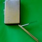 95mm Stainless Steel Cigarette Case Holder Box w/ Windproof Butane Refillable Lighter