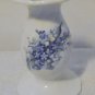 Beautiful Seltmann Weiden Vase & Matching Candle Holder Blue Made in Bavaria
