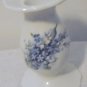 Beautiful Seltmann Weiden Vase & Matching Candle Holder Blue Made in Bavaria