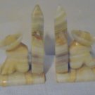 Vintage Onyx Marble Mexican Bookends (2)