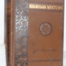 Nicholas Minturn a Study in a Story By J. G. Holland 1885
