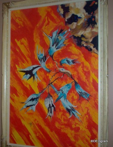 The  Blue Bell - Ted Ingram Circa 1960 Original Artwork