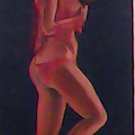 'The Model' original oil painting  D. Ingram - 1976