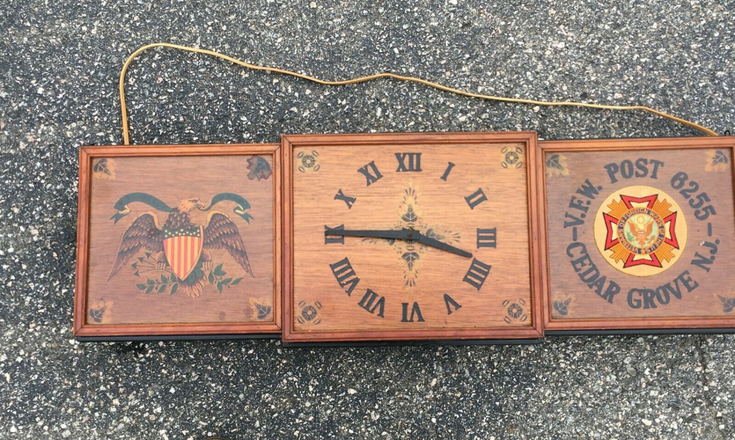 Clock Hand Made Cabinet