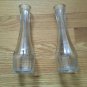 Bud Vase used 9 X 1.5 Heavy Glass on Bottom Quantity 10