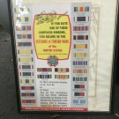 WW 1 to Vietnam War Campaign Ribbons Display Poster