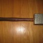 Vintage Large Heavy-Duty Meat Tenderizer Mallet, And Sharping Stone
