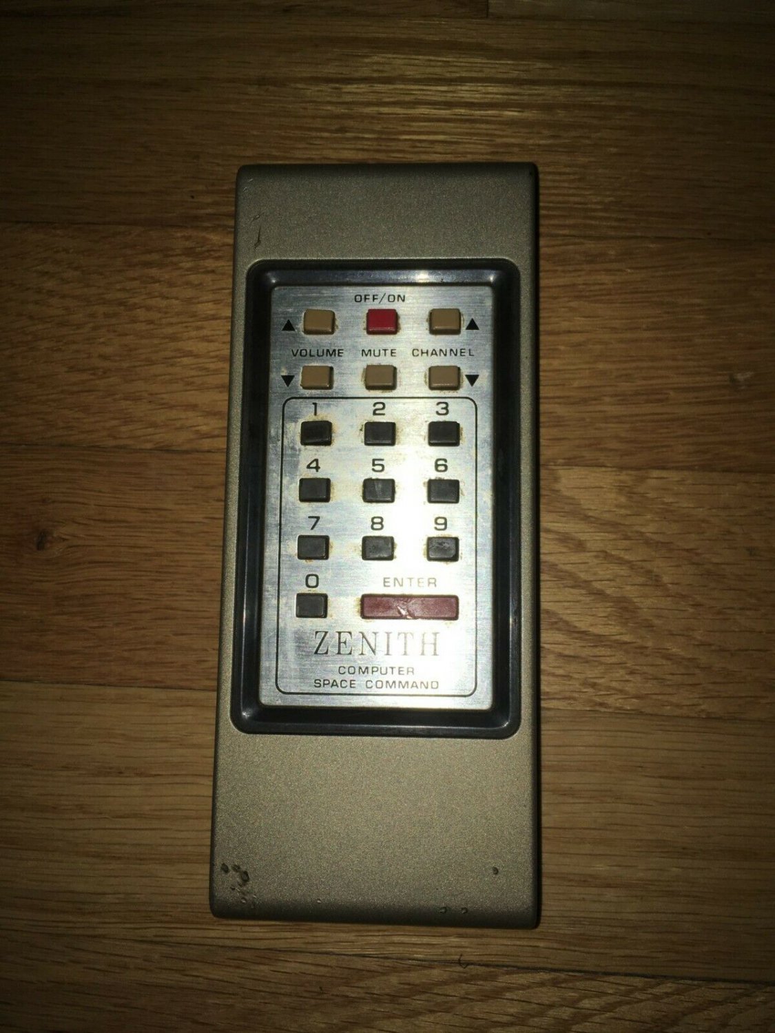 VINTAGE ZENITH E1A-343 124-63 COMPUTER SPACE COMMAND FACTORY ORIGINAL TV REMOTE