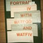 FORTRAN IV  With WATFOR AND WATFIV 1968