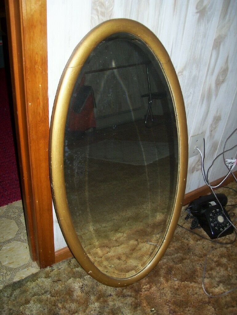 Vintage Oval Mirror
