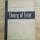 Vintage Physics Ser.: Theory of Error by Yardley Beers (Paperback) Circa 1957