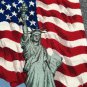 Vintage National Heirloom Wall Rug Statue of Liberty 36 X 56