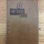 Vintage Date Book 1956