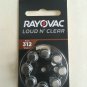 RayOvac 312 Hearing Aid Batteries Quantity 80 Batteries.