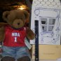 Build a bear boy with authentic NBA jersy.