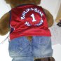 Build a bear boy with authentic NBA jersy.