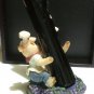 Large Wine Bottle Holding Pig Chef Statue