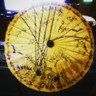 Asian paper umbrella depicting egrets.