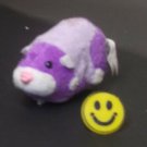 ZHU ZHU PETS HAMSTER PURPLE KACEE  LOVELY SCURRYING FUN PET HAMSTER