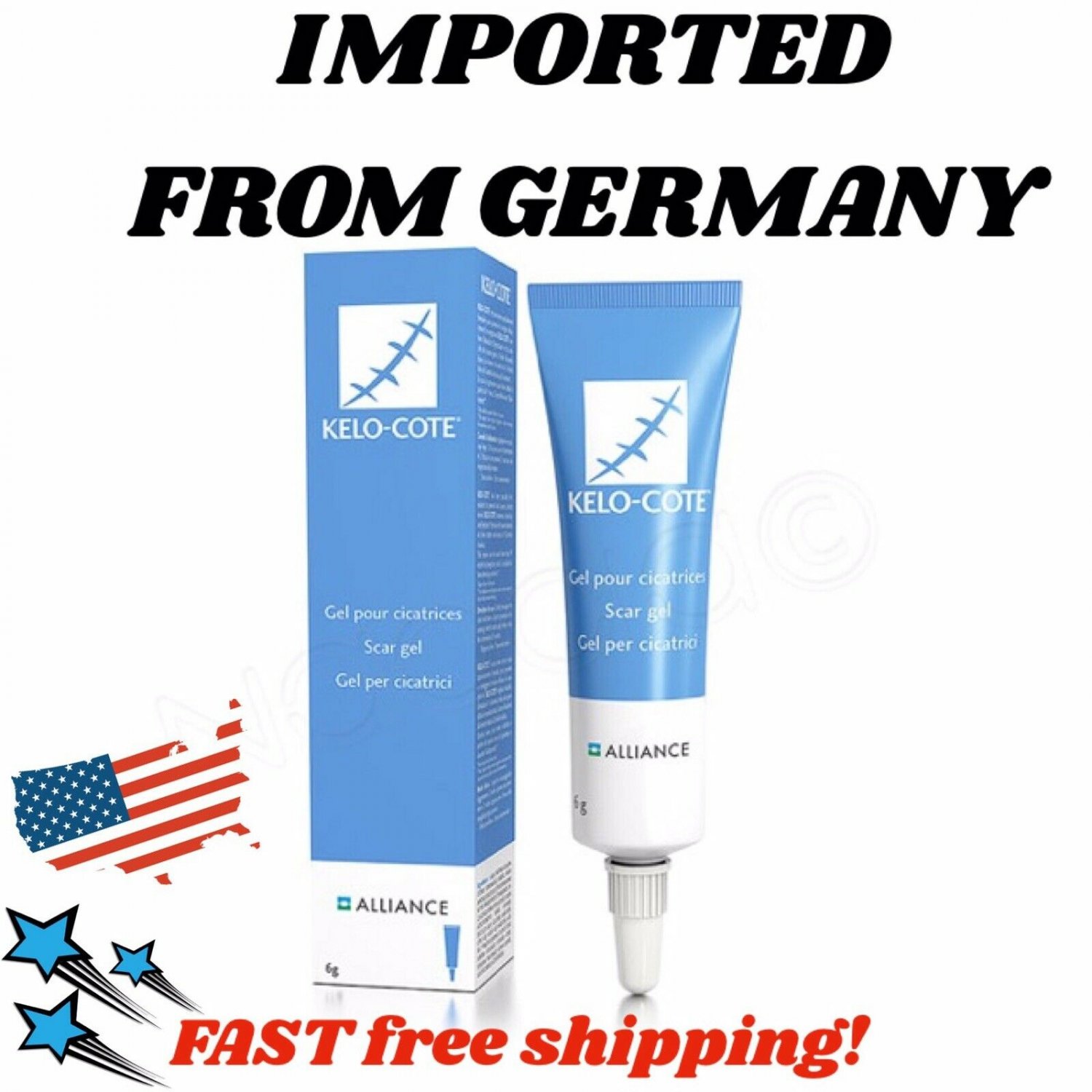 Kelo-cote Advanced Formula Scar Gel Imported from Germany Exp 07/2022