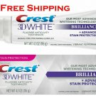 Crest 3D White Brilliance Vibrant Peppermint Whitening Toothpaste 4.1 OZ (116g)
