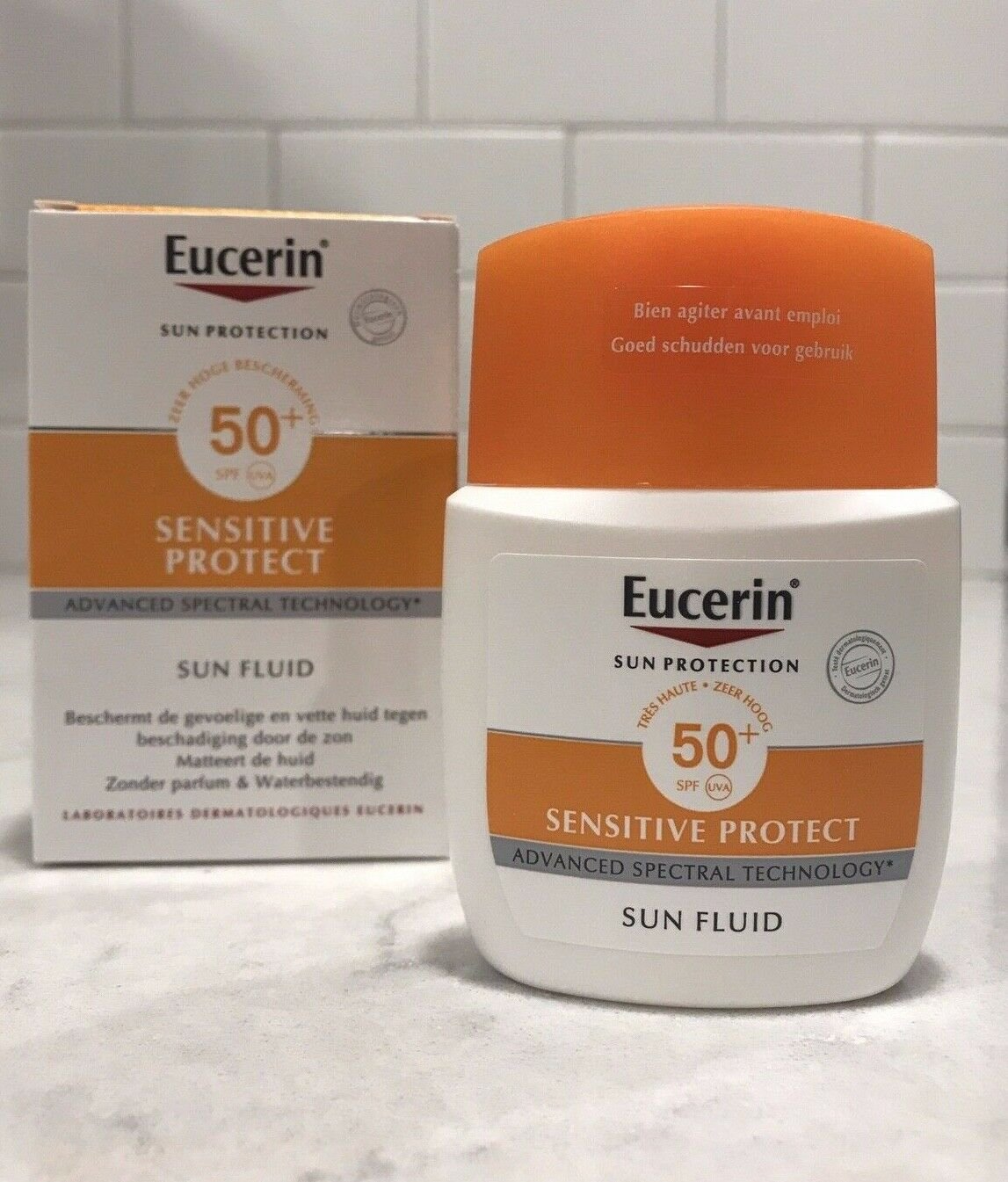 Eucerin Sensitive Protect SPF 50+ Sunscreen  Sun Fluid