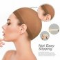 Deluxe Wig Cap - 2 Pack - Brown Stretchy Nylon