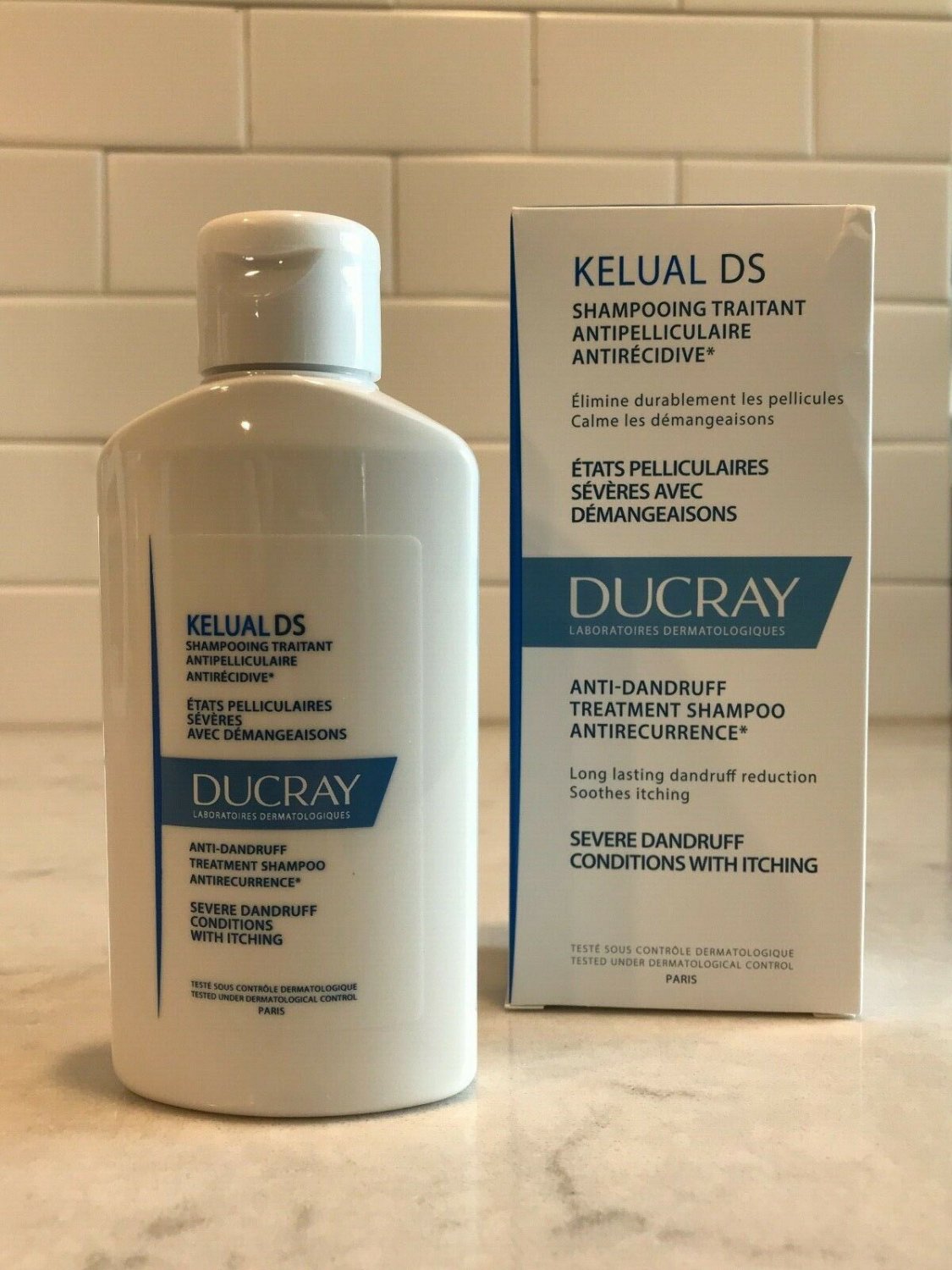 DUCRAY KELUAL DS Anti Dandruff Itchy Scalp Shampoo 100 ml US SELLER Exp 11/2021