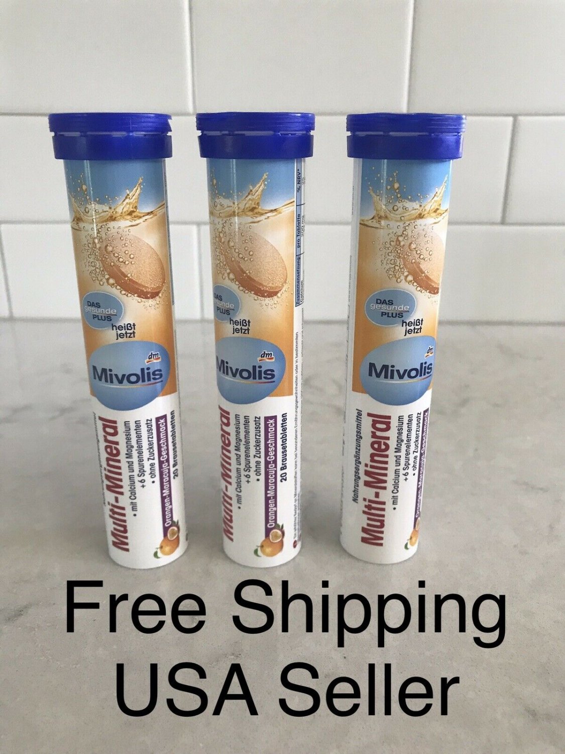 Multi Mineral 3x20 Das Gesunde Plus Effervescent Tablets Health Pack Of 3