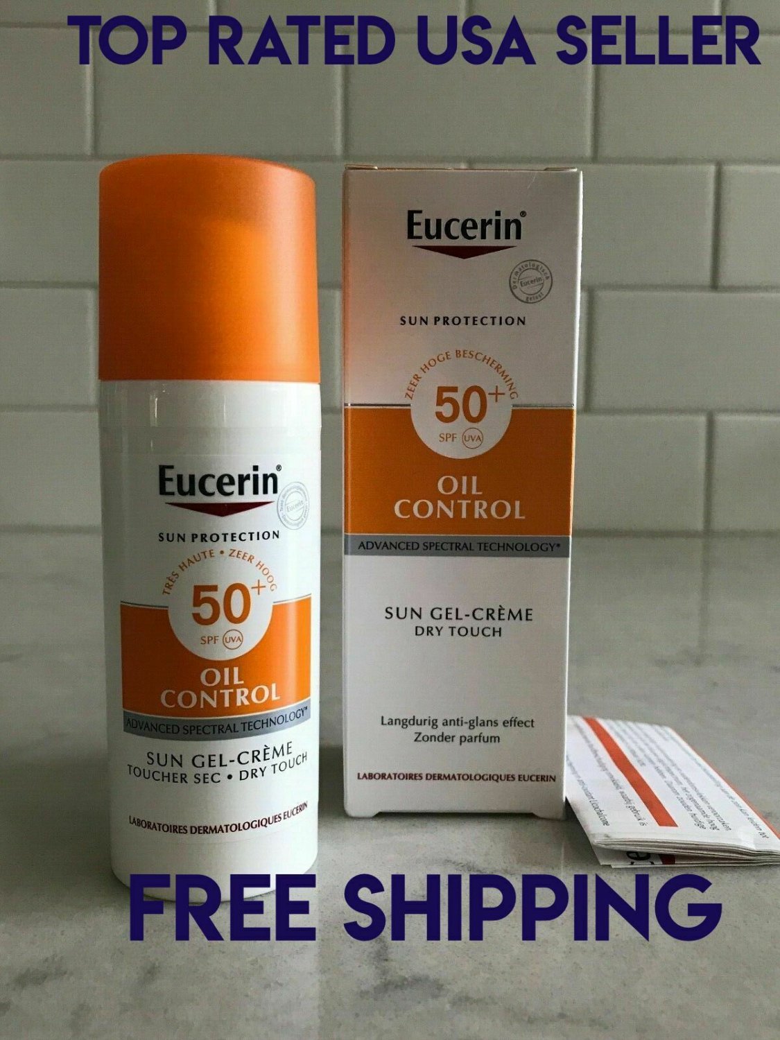 Eucerin Sunscreen Oil Control SPF 50+ Gel-Creme Anti-Shine Oily 50ml