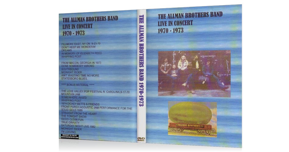 Allman Brothers Band Vol. 1 Back Where It All Began 2 DVD