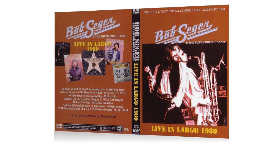 Bob Seger 1980 Largo, MD DVD