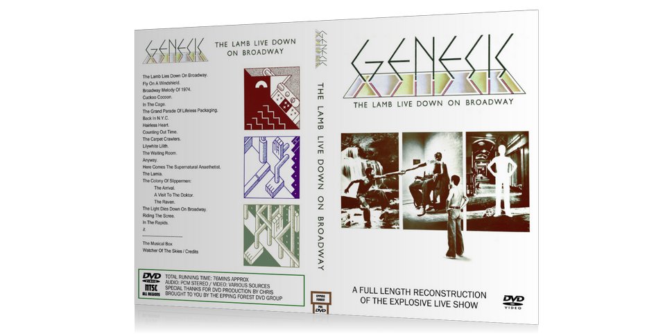 Genesis The Lamb Live Down On Broadway DVD