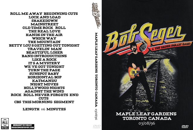 Bob Seger 1996-03-08 Maple Leaf Gardens, Toronto, Canada DVD