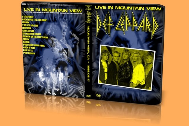 Def Leppard 1988-08-17 Mountain View, CA DVD