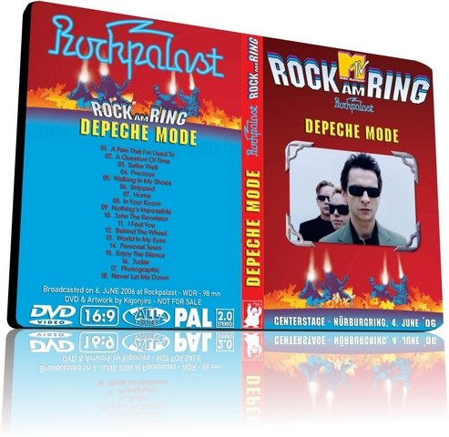 Depeche Mode 2006-06-06 Rock Am Ring, Germany DVD