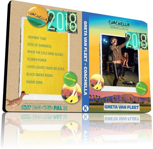 Greta Van Fleet 2018-04-13 Indio, CA DVD