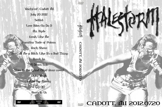 Halestorm 2012-07-20 Cadott, MI DVD