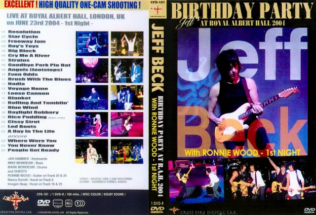 Jeff Beck 2004-06-23 Royal Albert Hall, London, UK DVD